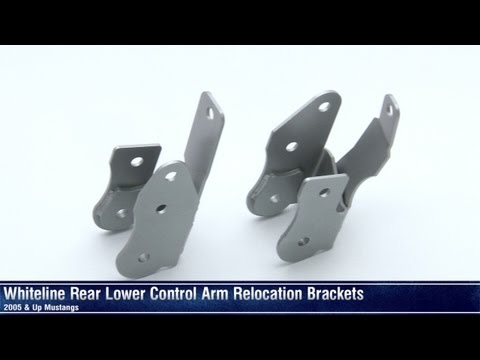 Mustang Whiteline Rear Lower Control Arm Relocation Brackets (05-14 All) Review
