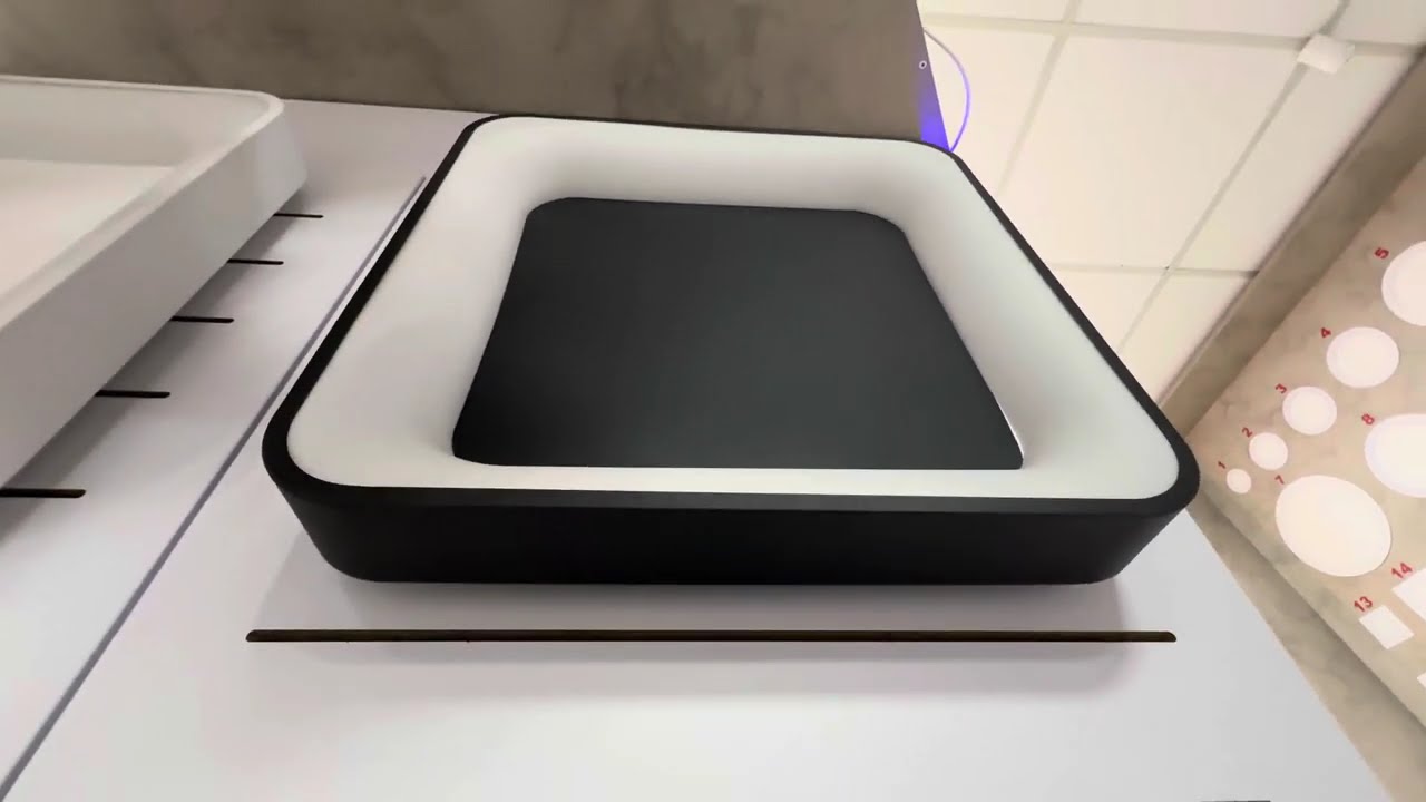 Світлодіодний настінно-стельовий смарт світильник VIDEX 72W 2700-6000K чорний квадрат (VLE-ESC-72B)