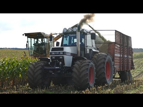 Case 2294 & New Holland 1905 Working Hard Chopping Corn | Maisernte 2018 | Danish Agriculture