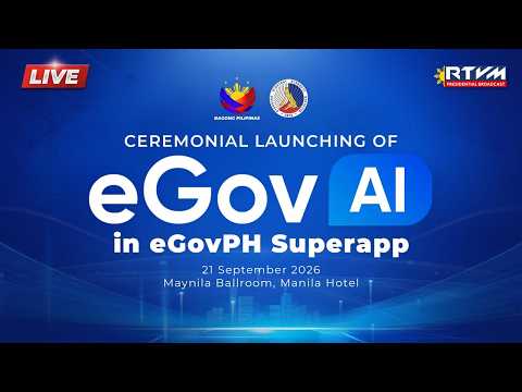 Ceremonial Launching of eGov AI in the eGovPH Super App