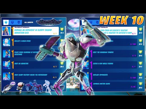 Fortnite All *LEAKED* week 10 Legendary & Epic Quests(Challenges) Guide - Chapter 2 Season 7