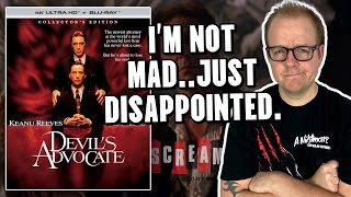 The Devil’s Advocate (1997) 4K UHD Review | Scream Factory | I’m Not MAD…I’m JUST Disappointed.