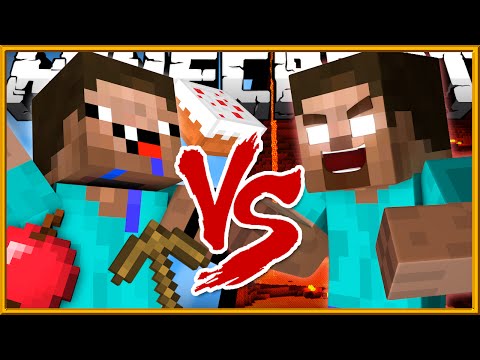 Noob vs Herobrine - Minecraft