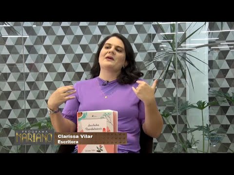 A escritora Clarissa Vilar fala sobre seu livro Saudades Reembolsáveis 01 10 2022