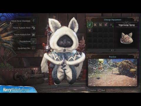 Monster Hunter World - All Palico Gadget Locations Guide
