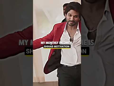 Motivational rules #34 ~ Money power || Allu arjun attitude status || #shorts #short #attitude