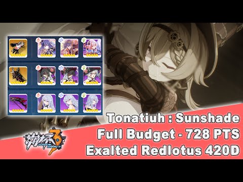 Honkai Impact 3 SEA - [Full Budget Gear] Exalted Redlotus 420D - Tonatiuh : Sunshade