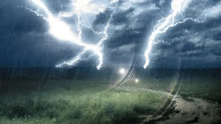 WILDERNESS SAFARI RAIN & THUNDER | White Noise For Studying, Writing & Sleeping | 10 Hours