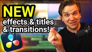 ALL the New Edit Page Titles and Effects in DaVinci Resolve 21!