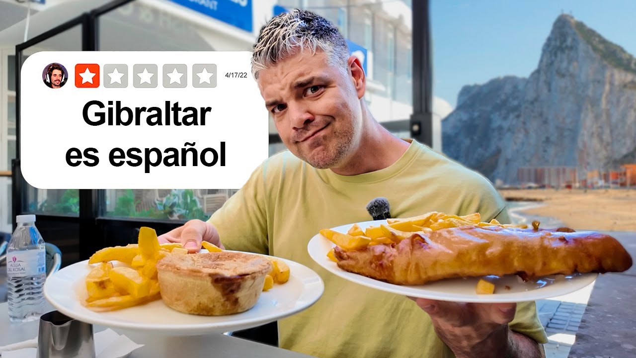 VIAJÉ a GIBRALTAR PARA PROBAR su MEJOR COMIDA 🇬🇮 *ESTOS “INGLESES” SON MUY RAROS*