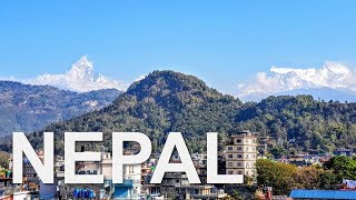 🇳🇵MAMY BALKON Z NIEZIEMSKIM WIDOKIEM NA HIMALAJE, POKHARA NEPAL #598