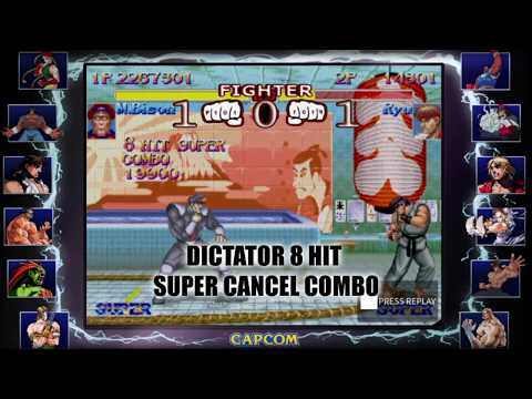 SSF2T - Dictator useful 8 hit super cancel combo