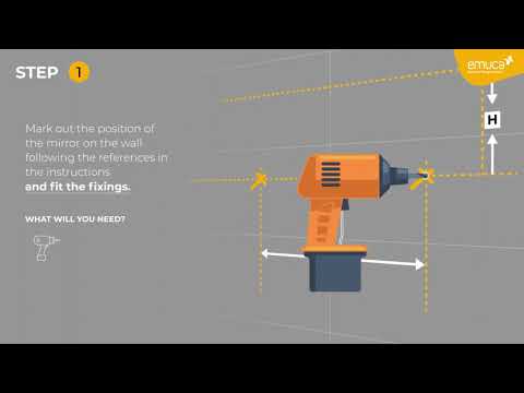 Miroir salle de bain avec rétro-éclairage - rond 600 mm - Cassiopeia EMUCA