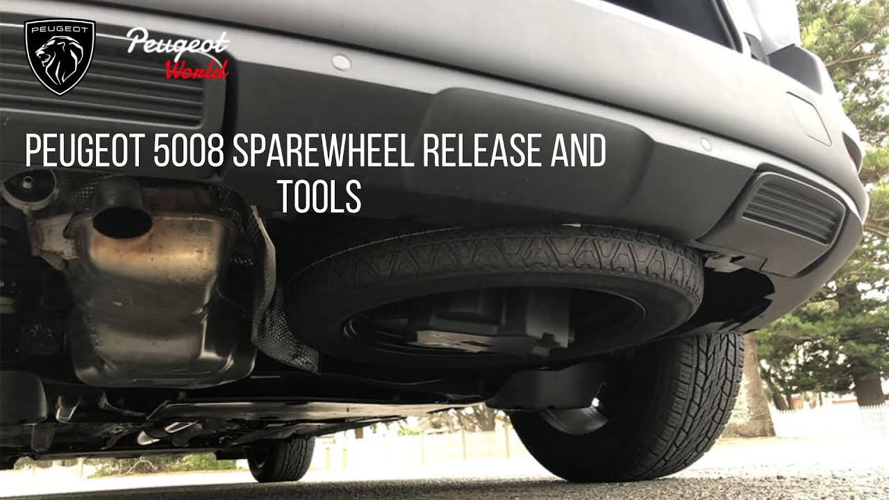 Watch video Peugeot 5008 Spare Tire Location and Tools Now Peugeot 5008 Spare Tire Location and Tools