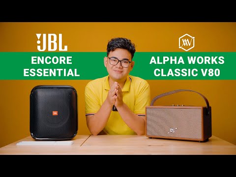 [Đại chiến loa] JBL PARTYBOX ENCORE ESSENTIAL vs ALPHA WORKS V80| Nên mua loa nào?
