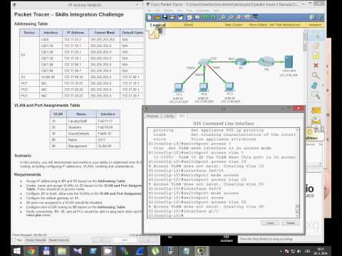 CCNA 2 Packet Tracer Activity 5.4.1.2 solution