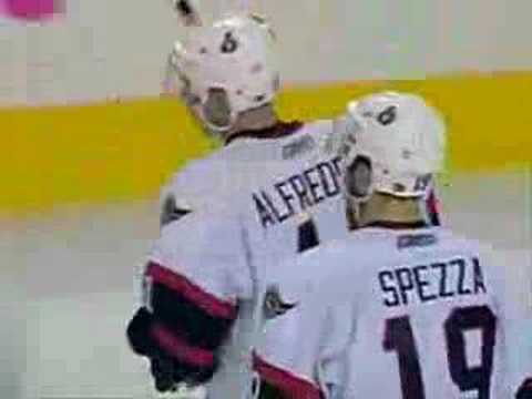 Jason Spezza scores on a 2-on-1 - Game 5 @ Buffalo