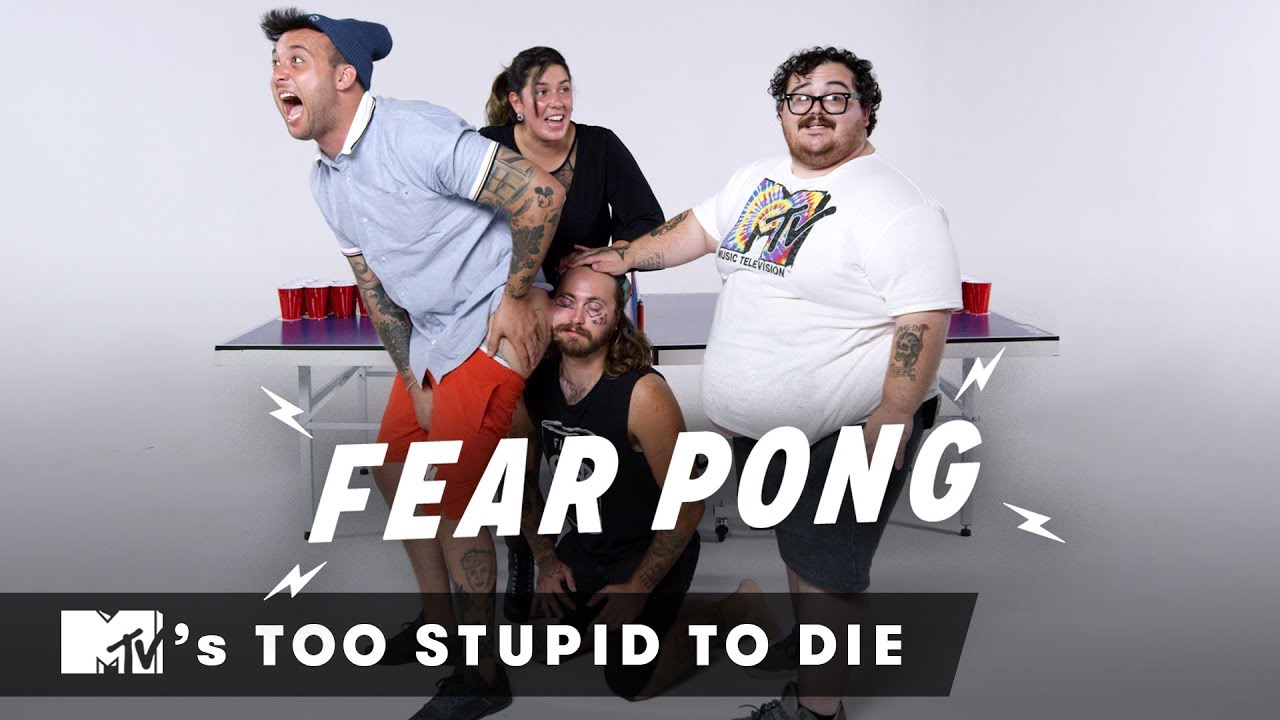 MTV's Too Stupid to Die Play Fear Pong | Fear Pong | Cut