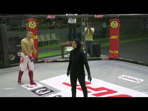 AUFC 38 YAHIAA ALHUSSIENY VS KAREEM NOUMAN REAR NAKED CHOKE