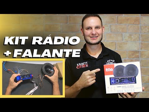 Será que vale a pena comprar um kit RÁDIO + ALTOFALANTE 6 BOSS 638BCK ; UPMOTORS