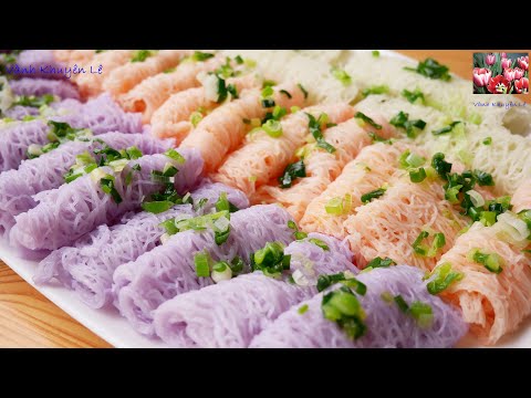 Cách làm Bánh Hỏi Cấp tốc ăn cùng Nem nướng, Heo quay, Thịt nướng, Lòng Heo by Vanh Khuyen