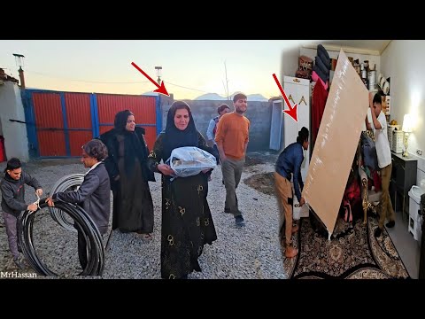 Bahare Went to Daral Family Engagement Party: Pipe Repair at Mr. Hassan Winter Farm