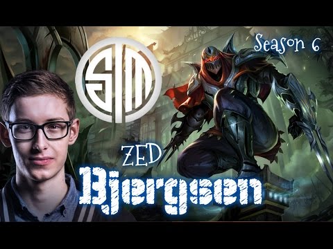 TSM Bjergsen ZED Mid vs Lux - Patch 6.4 NA | League of Legends