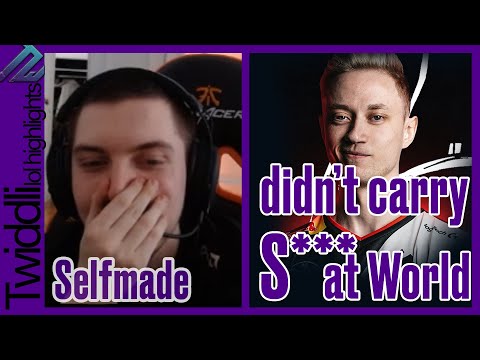 Selfmade - 'Rekkles didn't carry ....' at World | Ekko jungle w/ 100 ping
