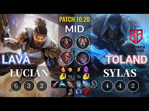 HLE Lava Lucian vs SB TolanD Sylas Mid - KR Patch 10.20