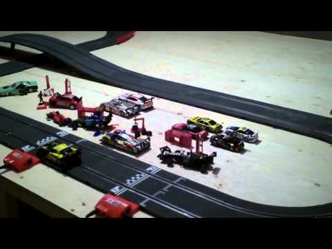 1/43 SCX F1 on 1/32 SCX track