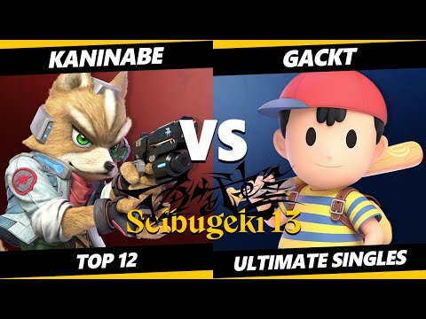 Seibugeki 13 - Kaninabe (Fox) Vs. Gackt (Ness) Smash Ultimate - SSBU
