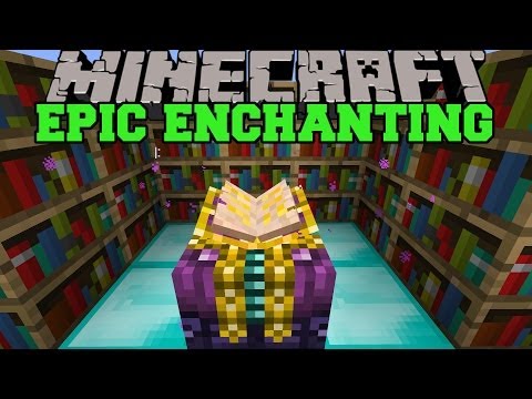 Minecraft: EPIC ENCHANTING MOD (BETTER ENCHANTMENTS, CHOOSE ENCHANTS) Mod Showcase