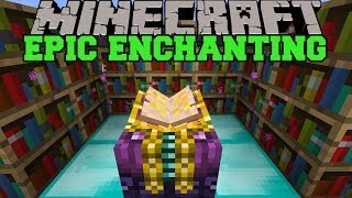 Minecraft: EPIC ENCHANTING MOD (BETTER ENCHANTMENTS, CHOOSE ENCHANTS) Mod Showcase