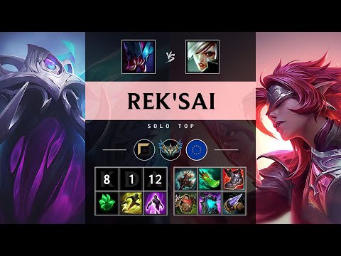 Rek'Sai Top vs Riven - EUW Challenger Patch 25.20