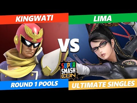 SSC 2019 SSBU -  KingWati (Captain Falcon) VS  Lima (Bayonetta) Smash Ultimate Round 1 Pools