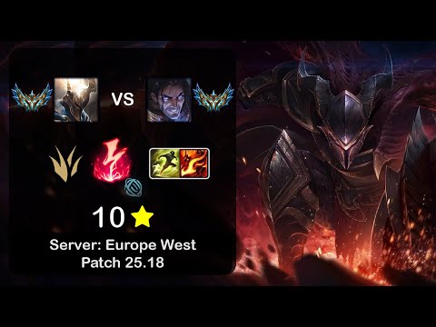 Pantheon Jungle vs Sylas - EUW Challenger - Patch 25.18