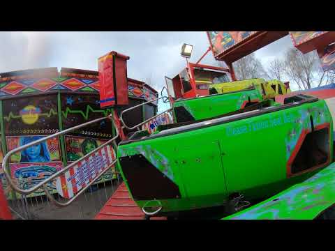 Superbob freeway fun fair ride uk pov onride @ sheffield valantines fair 2020