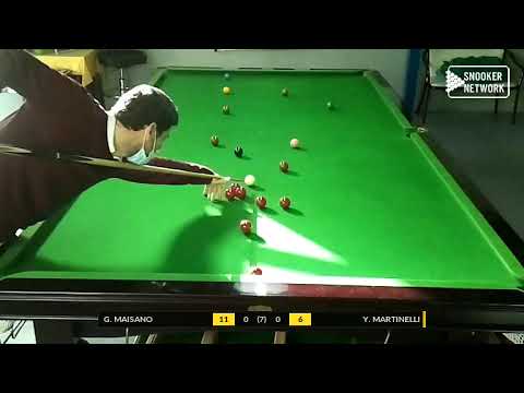 SAVONA BILLIARDS CLUB - REG. FIBIS LIGURIA CAT. A 2020/21 - G. MAISANO vs Y. MARTINELLI