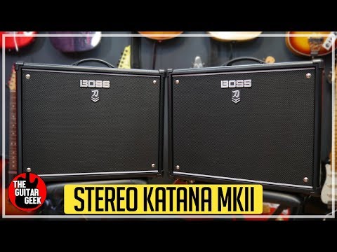 How to use 2 Katana MK2 Guitar Amps in Stereo