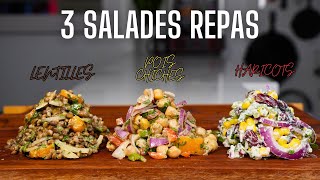 3 Salades Repas Ou Entre Parfaitement Quilibres Pour Lt