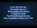 At The End of The Day Lyrics - 25th Anniversary ...