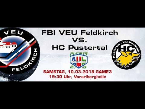 VEU Feldkirch - HC Pustertal 4:3 | AHL Playoffs 17/18