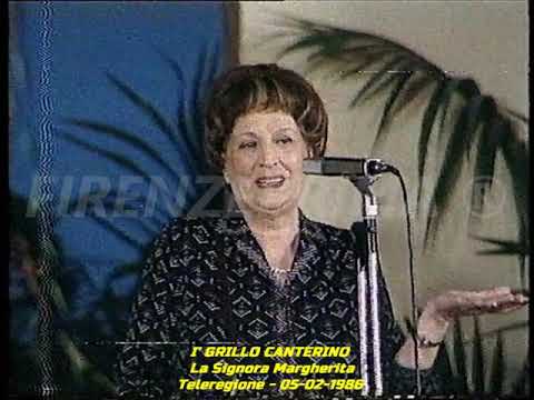 I' Grillo canterino - La signora Margherita - Wanda Pasquini e Flora Barbieri Teleregione 05-02-1986