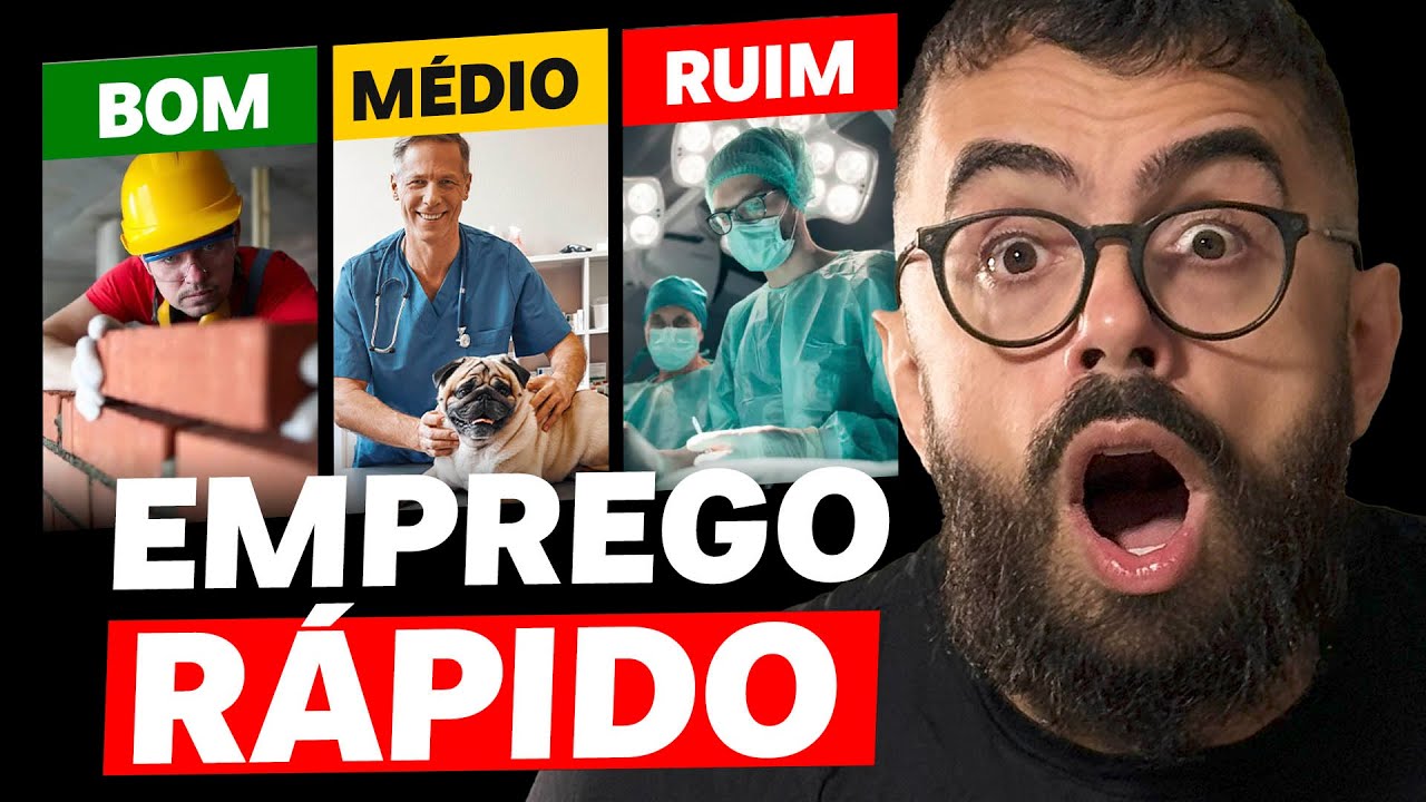 os MELHORES CURSOS de faculdade para CONSEGUIR UM EMPREGO em 2025