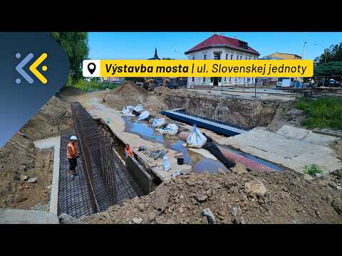 Náhľad videa Rekonštrukcia mosta na ulici Slovenskej jednoty napreduje
