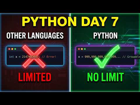 Python Day 7 Mastering Integer Datatypes For Beginners