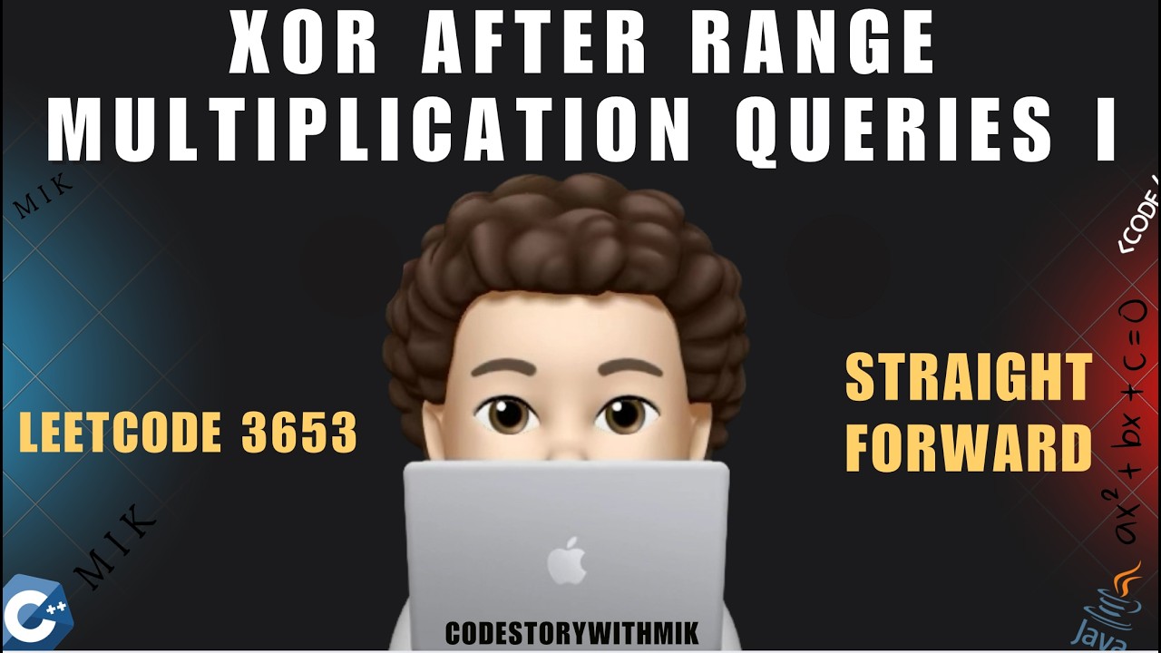 XOR After Range Multiplication Queries I | Simple Explanation | Leetcode 3653 | codestorywithMIK
