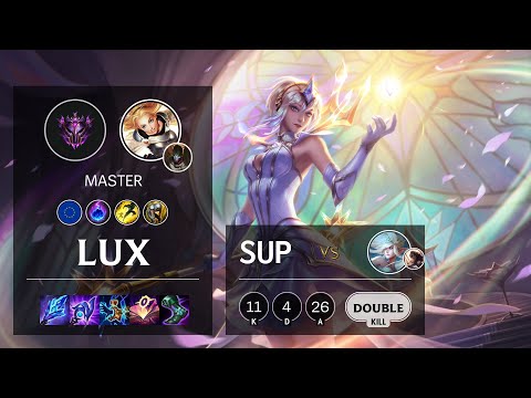 Lux Support vs Janna - EUW Master Patch 11.21