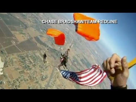 Sky Diver Survives Fall Without Parachute: Caught on Tape - 8,000 Foot, 30-MPH Drop