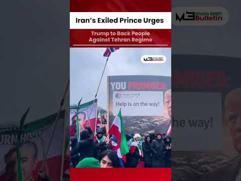 Iran’s Exiled Prince Calls on Trump to Support Iranian People